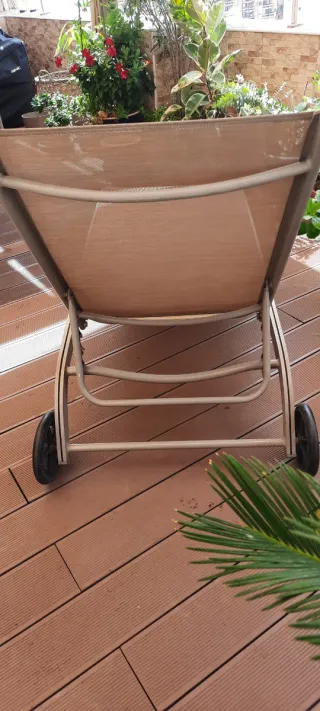 Tumbona El Corte Inglés Beige