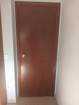 9 Puertas de madera interior iguales.