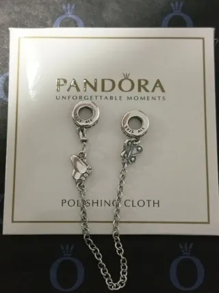 Charm Cadena de Seguridad Mariposas