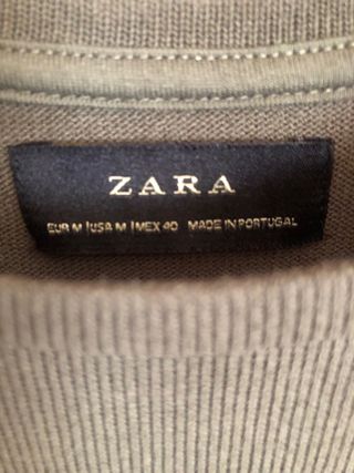 Maglia Zara Uomo Tg M Verde Oliva
