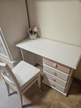 Habitación infantil niña madera maciza