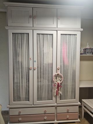 Habitación infantil niña madera maciza