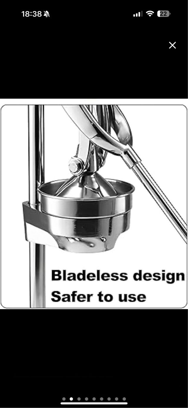 Exprimidor Manual Acero Inoxidable