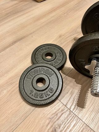 Pesas ajustables para ejercicio