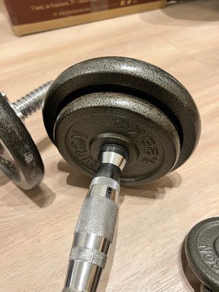 Pesas ajustables para ejercicio