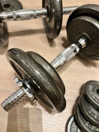 Pesas ajustables para ejercicio