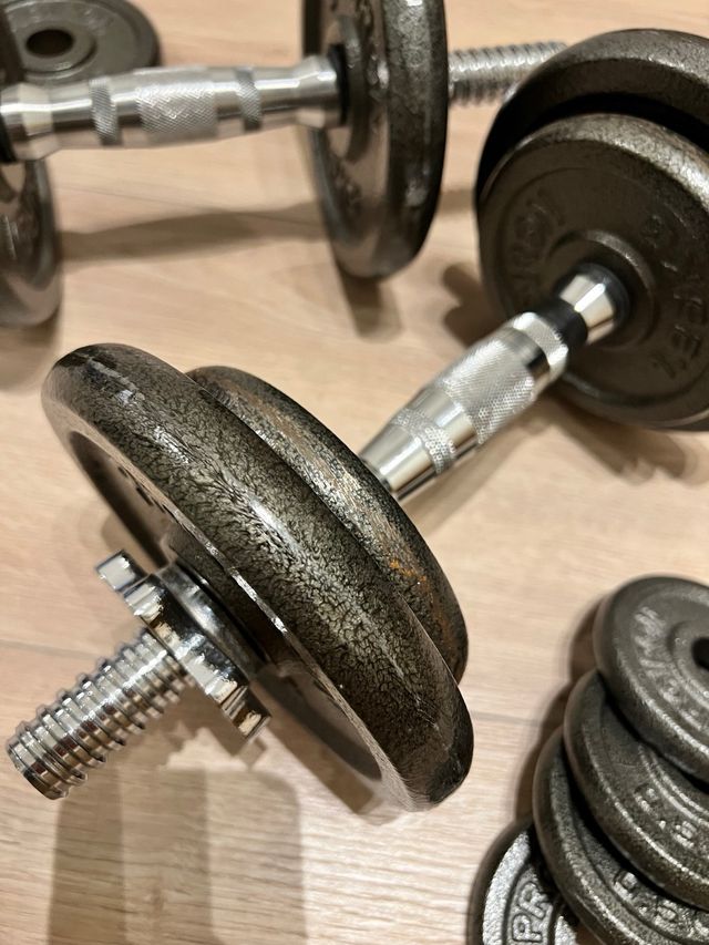 Pesas ajustables para ejercicio