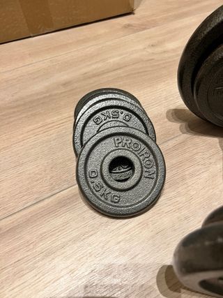 Pesas ajustables para ejercicio