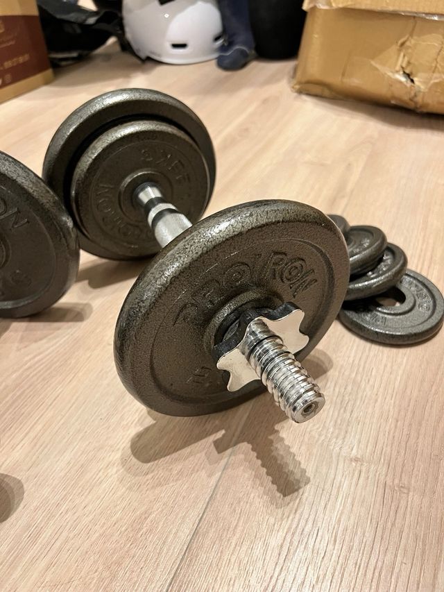 Pesas ajustables para ejercicio