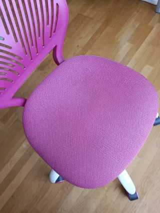 Silla de escritorio infantil rosa
