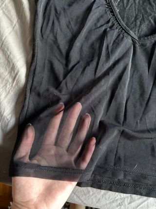 Top sin mangas cuello alto vintage