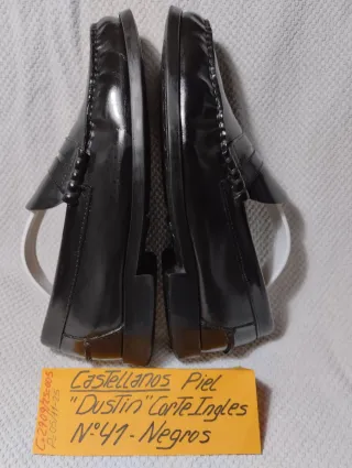 Castellanos Piel Dustin /Corte Ingles N: 41 Negros