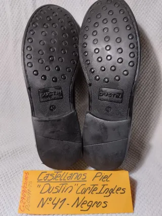 Castellanos Piel Dustin /Corte Ingles N: 41 Negros