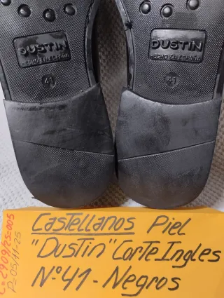 Castellanos Piel Dustin /Corte Ingles N: 41 Negros