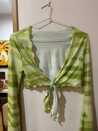 Conjunto playero verde