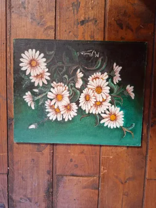 Cuadro mediano de margaritas