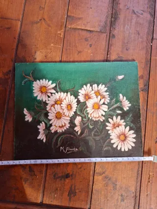 Cuadro mediano de margaritas