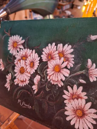 Cuadro mediano de margaritas