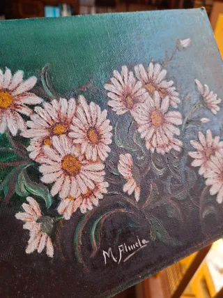 Cuadro mediano de margaritas