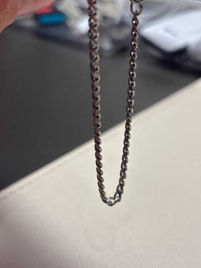 Conjunto Cadena y Pulsera cubana de Plata