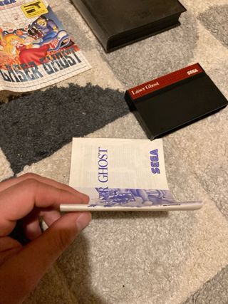 Laser Ghost Master System Sega