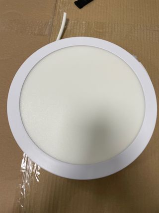 Plafón LED redondo blanco