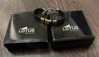 Conjunto Lotus Acero Pulsera y Colgante