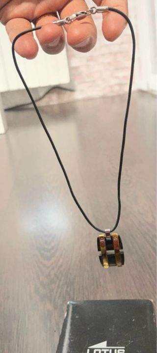 Conjunto Lotus Acero Pulsera y Colgante