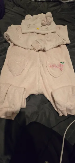 Pijama Macacão Hello Kitty Menina