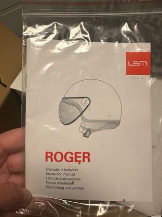 Casco LEM ROGER Naranja talla XL