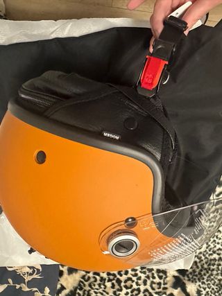 Casco LEM ROGER Naranja talla XL