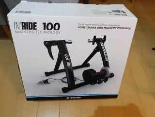 Rodillo bicicleta resistencia manual 500 W BTWIN