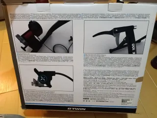 Rodillo bicicleta resistencia manual 500 W BTWIN