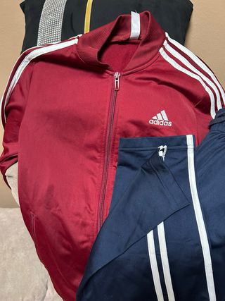 Chándal Adidas Talla S Rojo y Azul