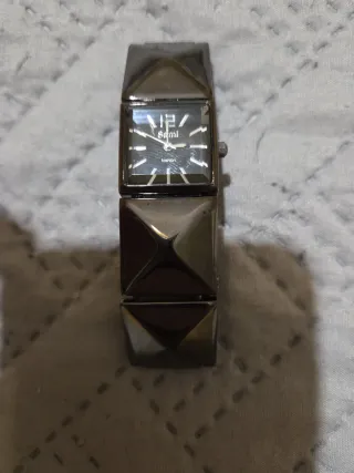 Reloj Sami Plata y Negro