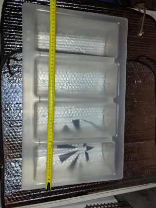 Cubertero/Molde de plástico transparente