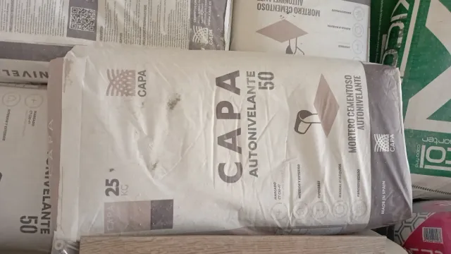 CAPA Mortero Cementoso Autonivelante 25kg