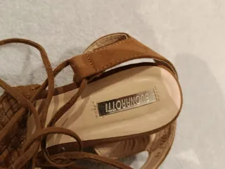 Sandalias Buonarotti Talla 40 Marrón