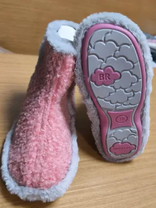 Zapatillas de casa Cosdam rosas y grises