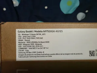 Samsung Galaxy Book 4 Plata