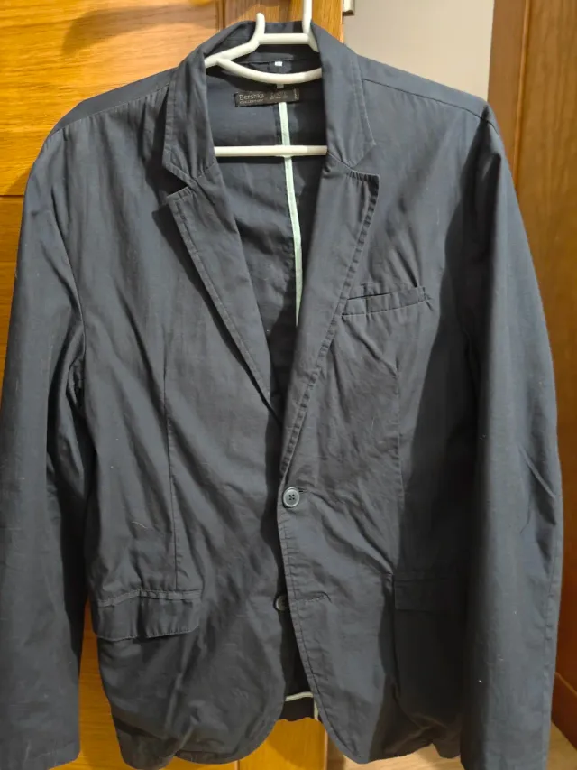 Americana Bershka Talla L Azul Marino