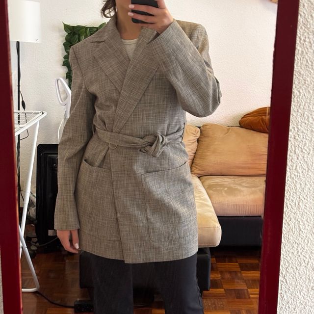 Blazer Zara Gris