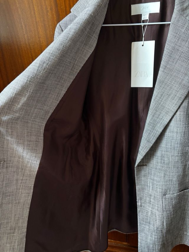 Blazer Zara Gris