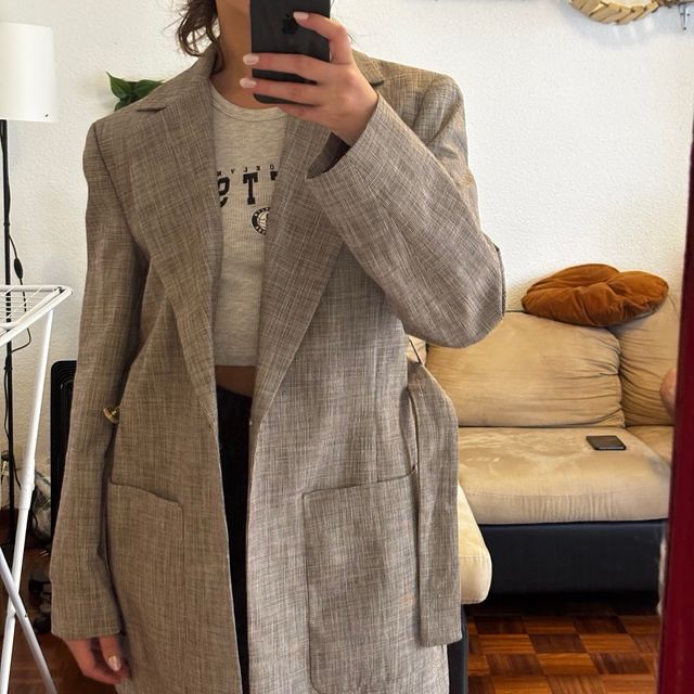 Blazer Zara Gris