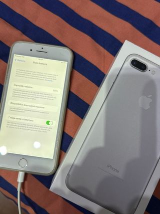 Apple iPhone 7 Plus argento 128gb
