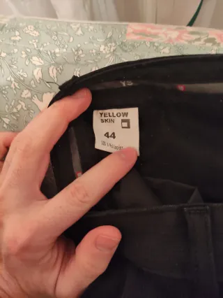 Pantalones de vestir negros talla 44