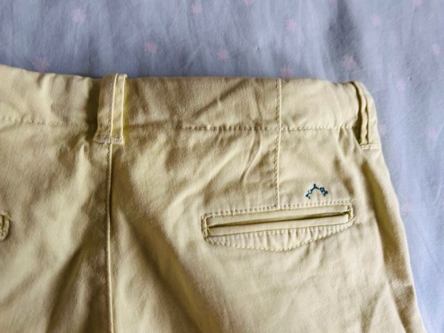 Pantalón corto niño Nanos amarillo