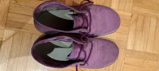 Botas Pisamierdas moradas ante