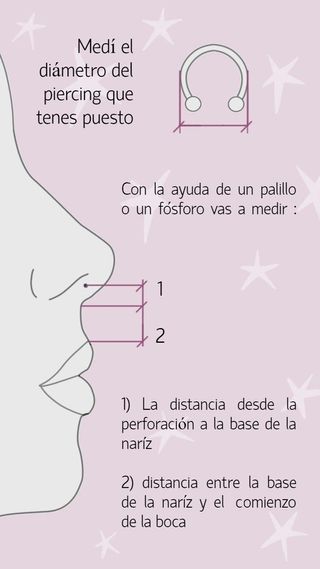 Falso Septum Plata 925. Cadena