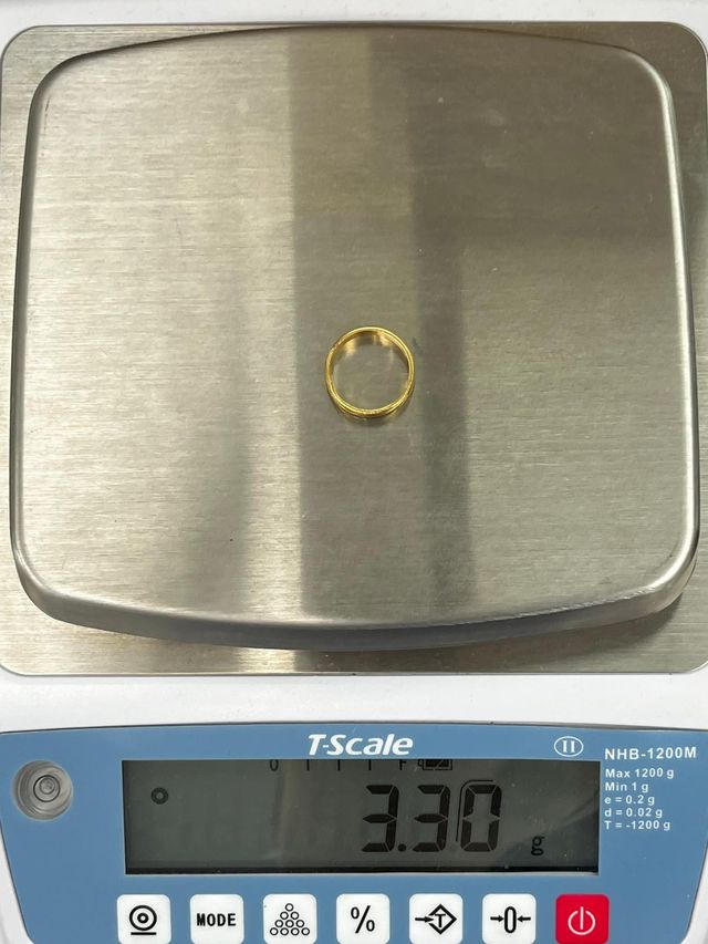 Anillo Oro 18K 3.3gr T15